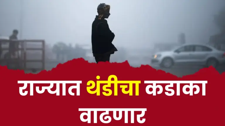राज्यात थंडीची लाट, पारा ९ अंशांवर; ‘या’ जिल्ह्यांमध्ये कडाका आणखी वाढणार!